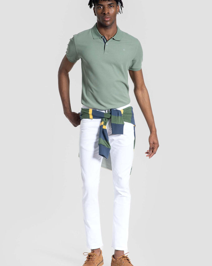 Pantalon blanc à cinq poches, référence 0.33327