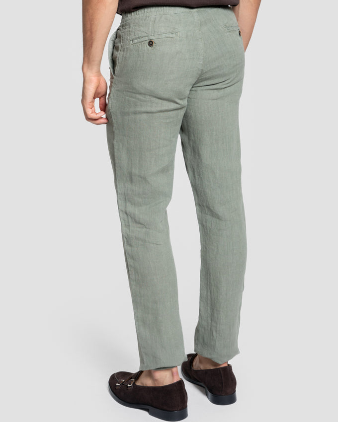 Pantalón Lino 100% Kaki SKU 0.34317
