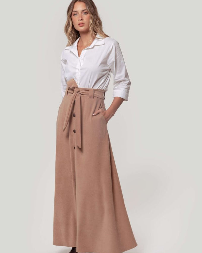 FALDA ANTELINA CAMEL SKU 0.27449