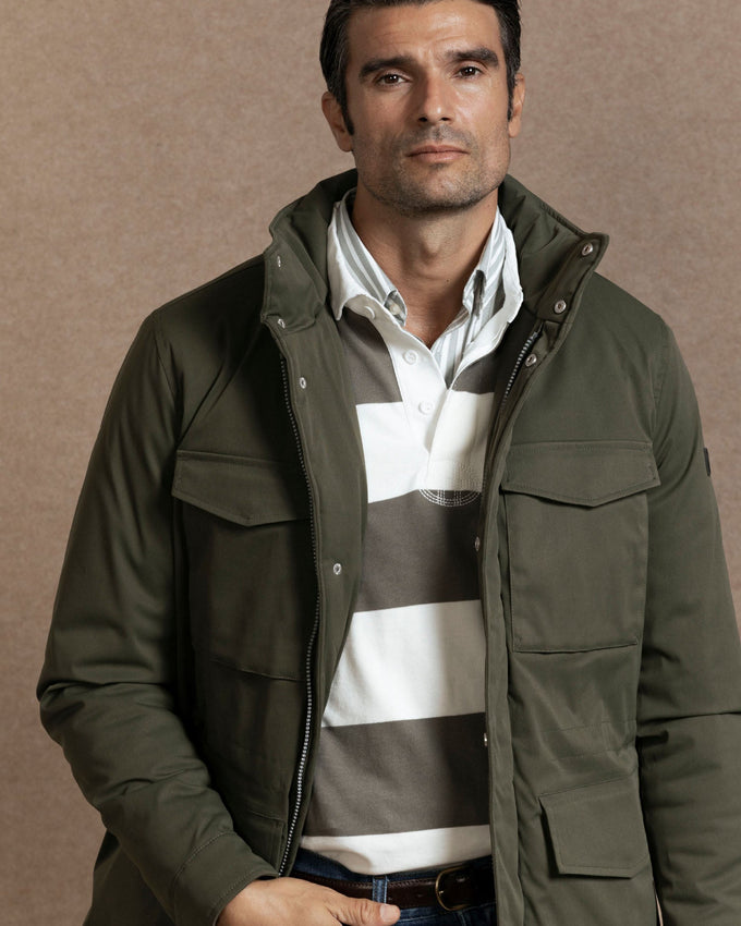 Chaqueton Bolsillos Kaki SKU 0.32454