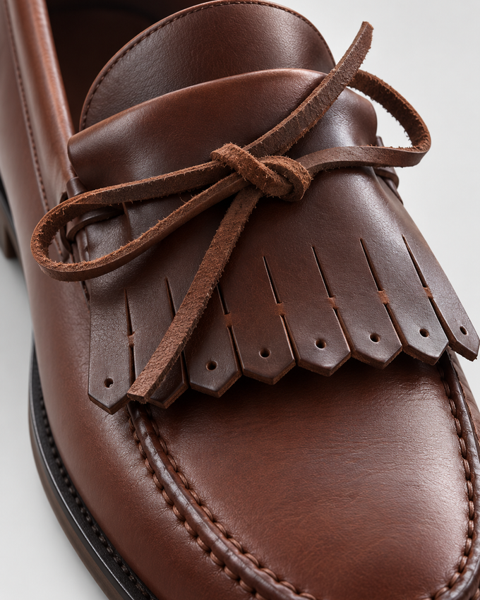 Chaussure habillée en cuir marron, référence 0.31451