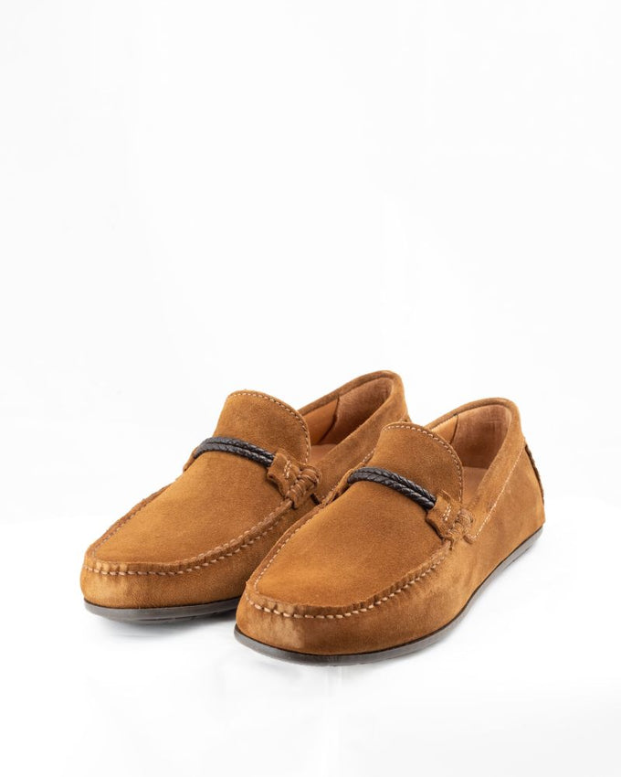 MOCASSINO DE CAMURÇA CAMEL SKU 0,24776
