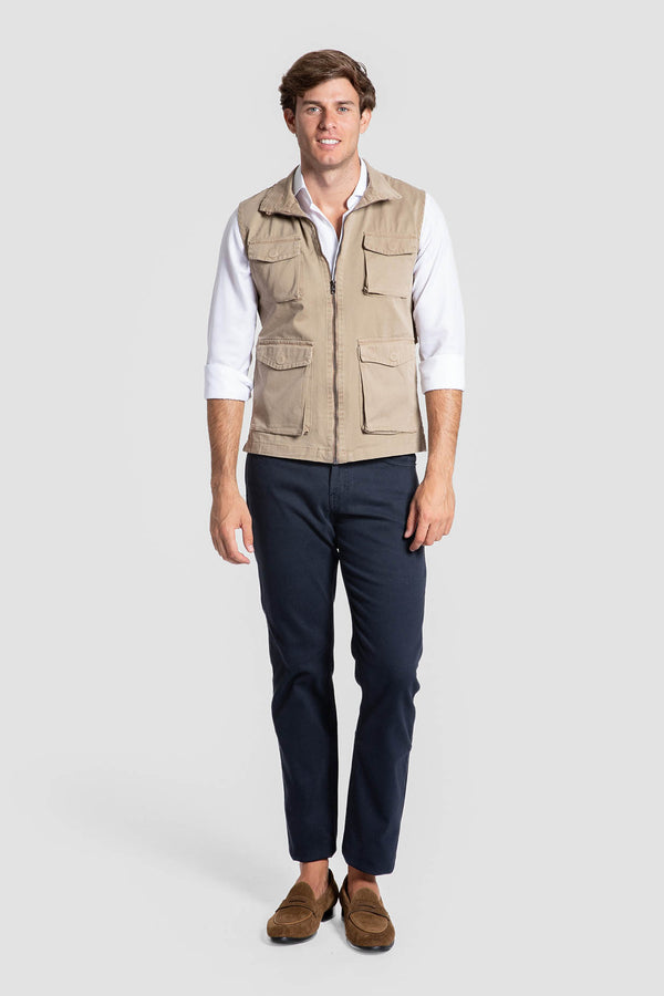 Colete Huelva camel SKU 0.25574