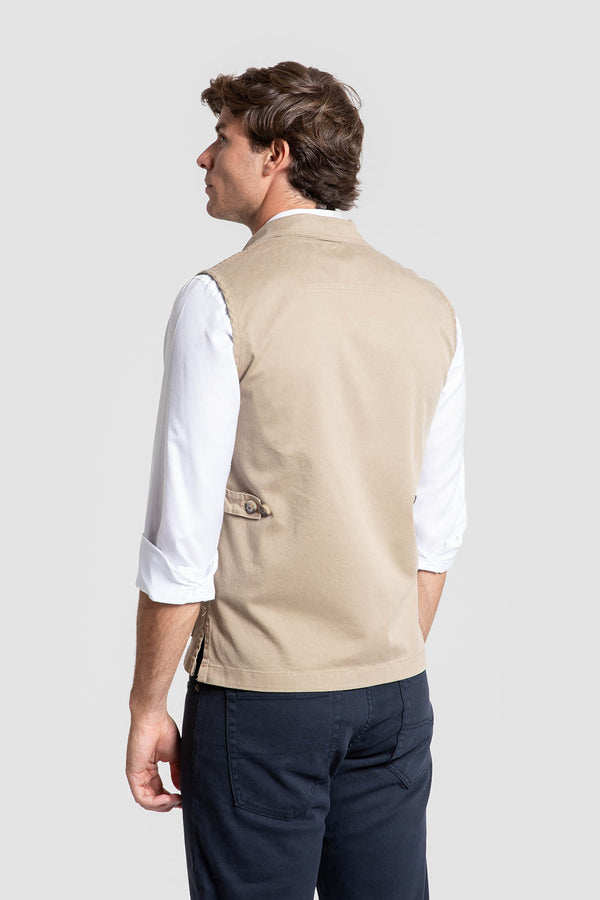 Colete Huelva camel SKU 0.25574