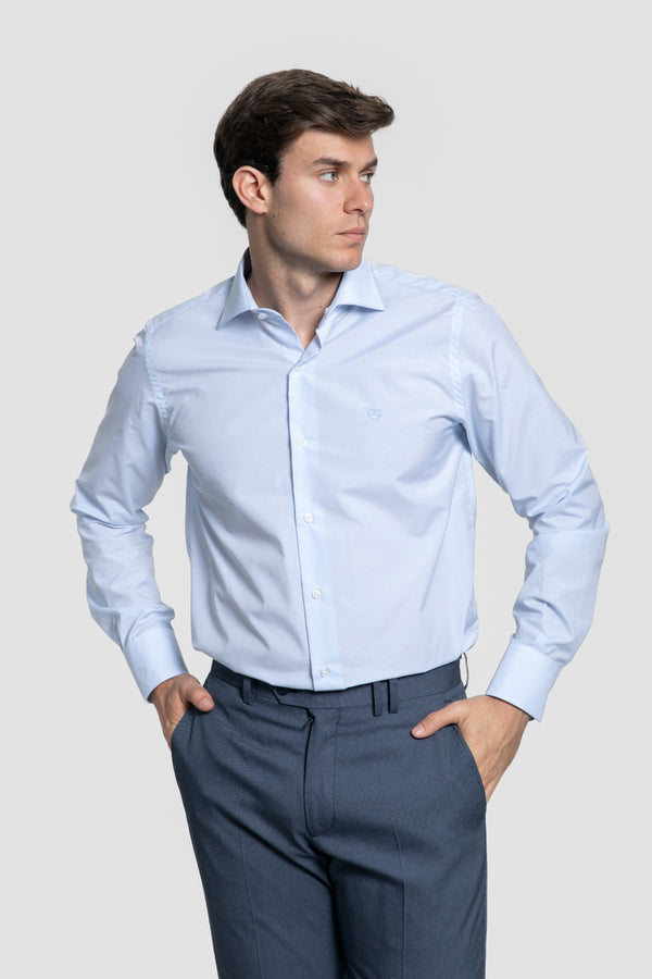 Camisa Vestir Celeste SKU 0.27200