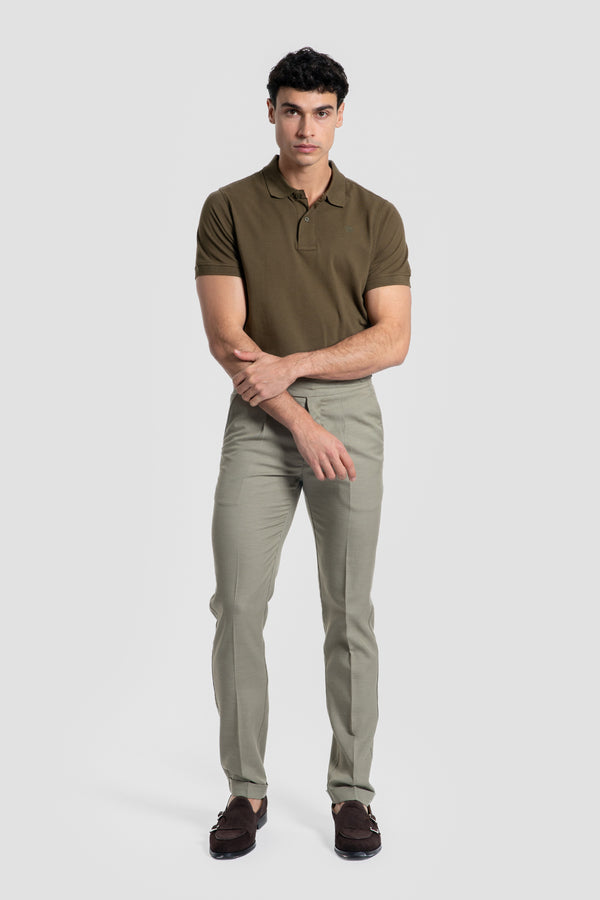 Polo cro escudo Kaki SKU 0.27365
