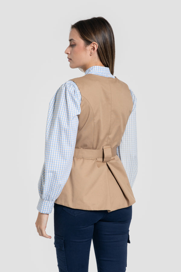 Chaleco Manuela Camel SKU 0.31744