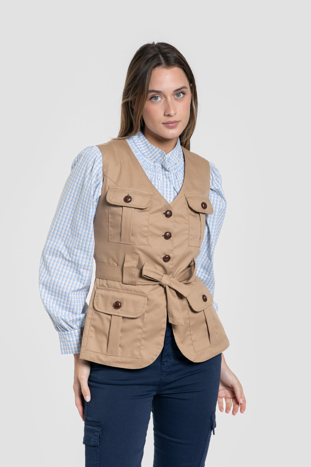 Chaleco Manuela Camel SKU 0.31744