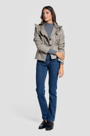 Chaqueta Volantes Menta SKU 0.32181