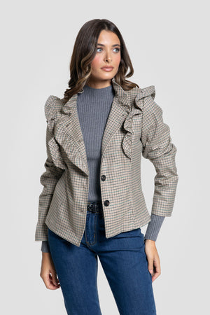 Chaqueta Volantes Menta SKU 0.32181