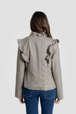 Chaqueta Volantes Menta SKU 0.32181