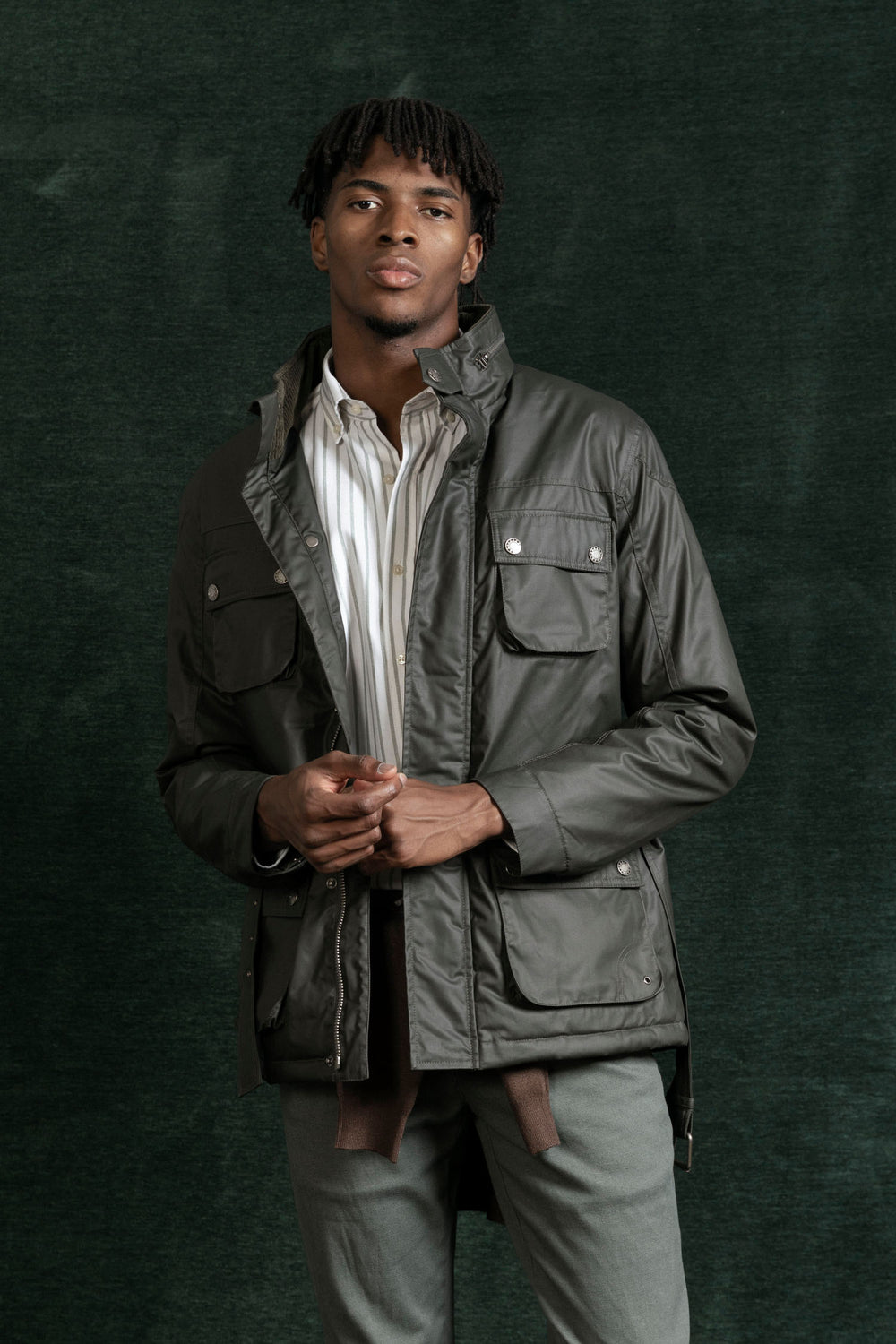 Barbour Kaki SKU 0.32442