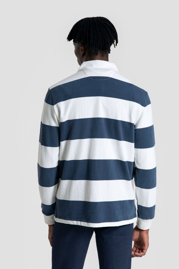 Polo Manga Larga Rayas Índigo - Legado SKU 0.32462