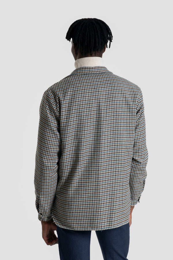 Sobrecamisa cuadros Marrón SKU 0.32676