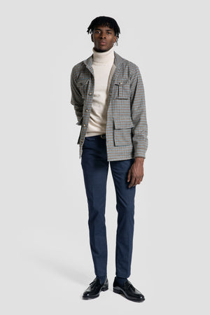 Sobrecamisa cuadros Marrón SKU 0.32676