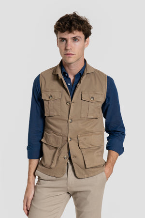 Gilet en coton avec poches Réf. 0.32717