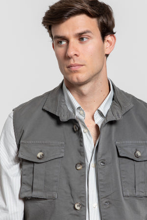 Gilet en coton avec poches Réf. 0.32717