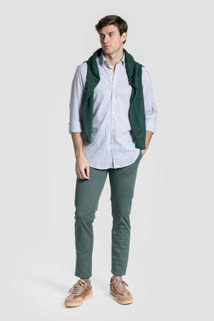 Camisa rayas en kaki SKU 0.33312