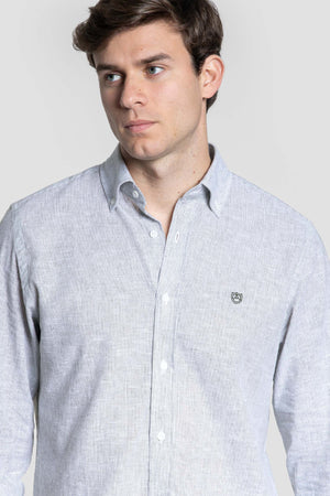 Camisa rayas en kaki SKU 0.33312