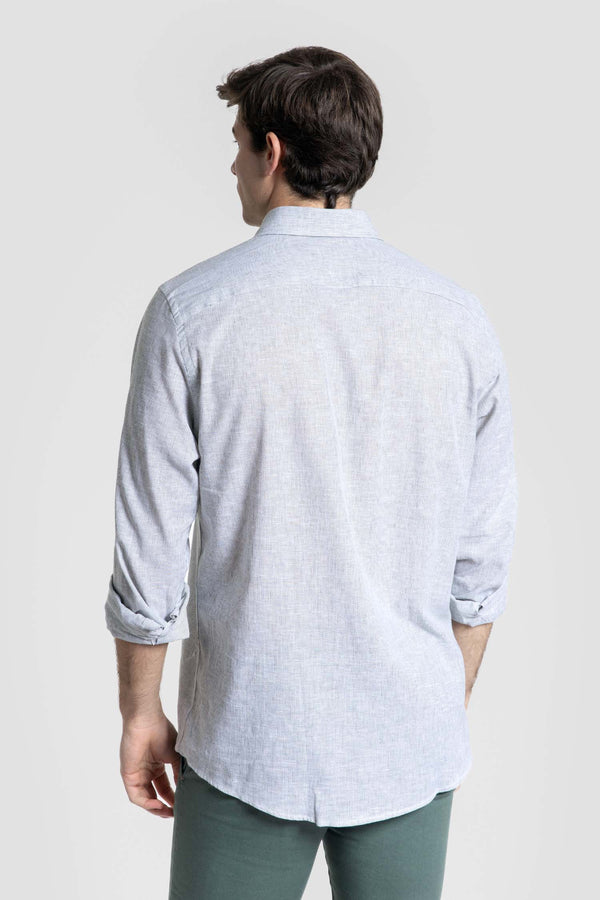 Camisa rayas en kaki SKU 0.33312