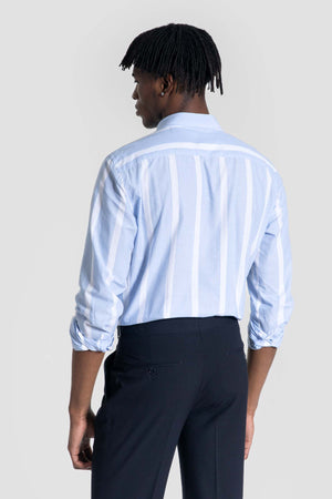 Camisa Rayas Celeste SKU 0.33316