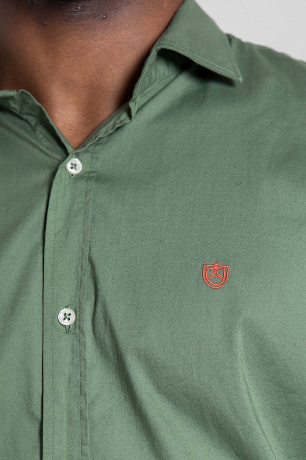 Camisa Casual  kaki SKU 0.33317