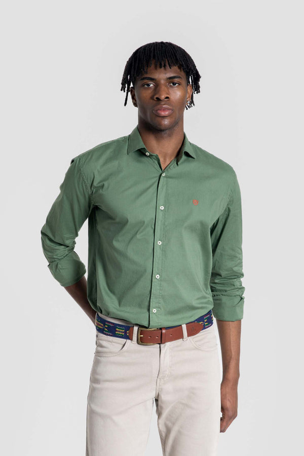 Camisa Casual  kaki SKU 0.33317