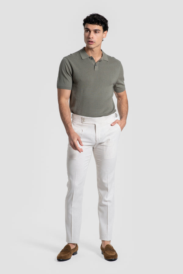 Polo à maille structurée, référence 0.33321