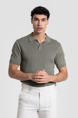 Polo à maille structurée, référence 0.33321