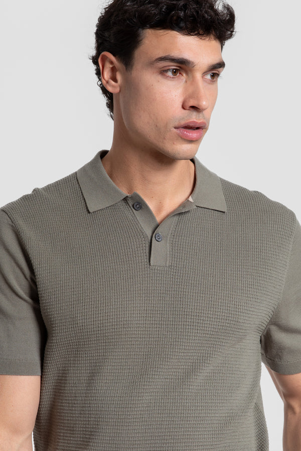 Polo à maille structurée, référence 0.33321
