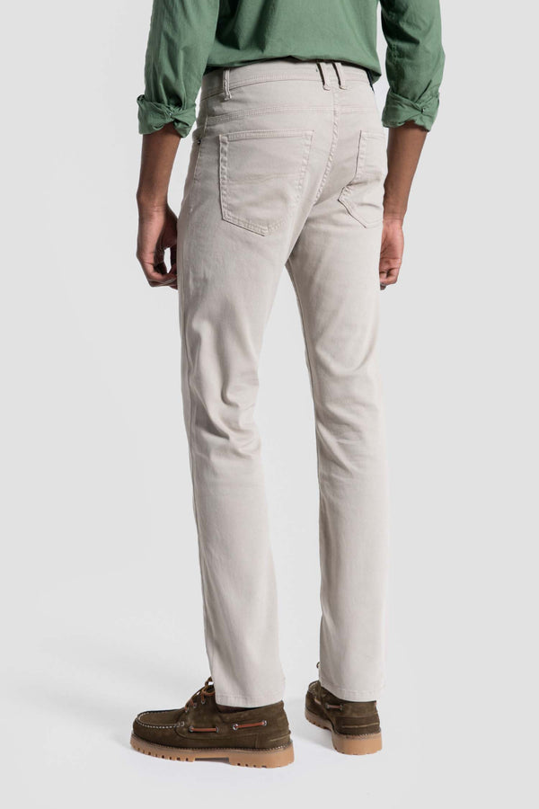 Pantalón Estructura Cinco Bolsillos hueso SKU 0.33326