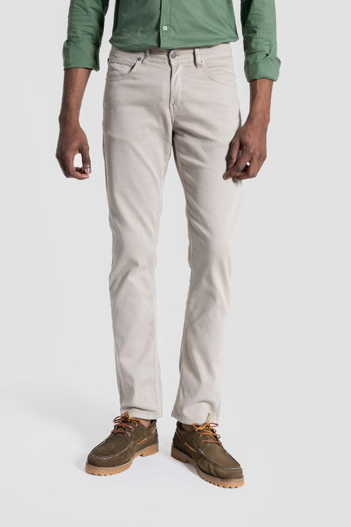 Pantalón Estructura Cinco Bolsillos hueso SKU 0.33326