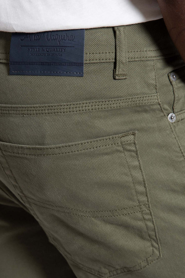 Pantalón Estructura Cinco Bolsillos kaki SKU 0.33326