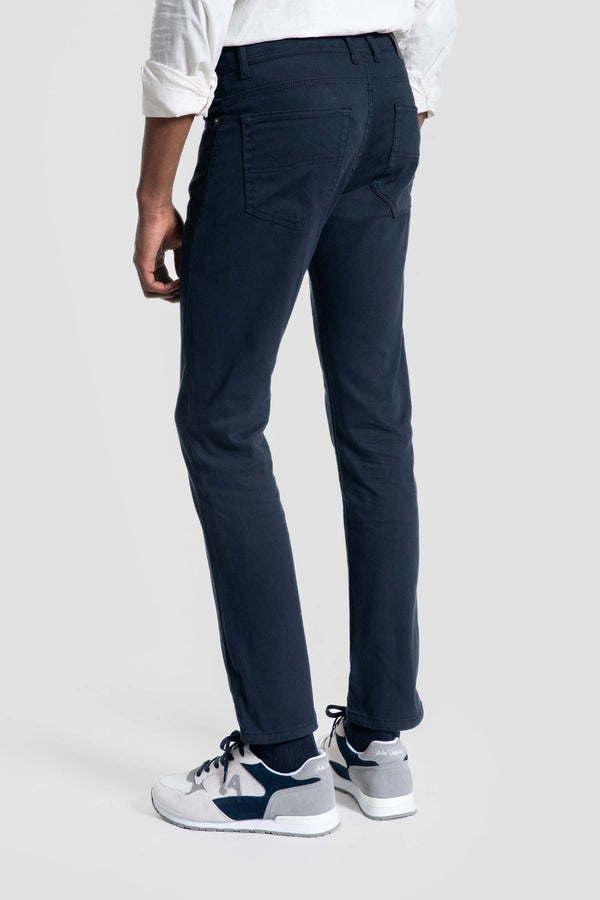 Pantalón Estructura Cinco Bolsillos marino SKU 0.33326