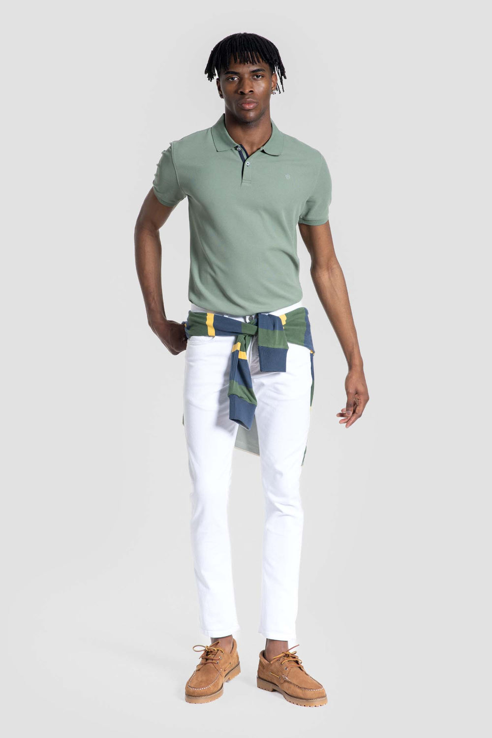 Pantalon blanc à cinq poches, référence 0.33327