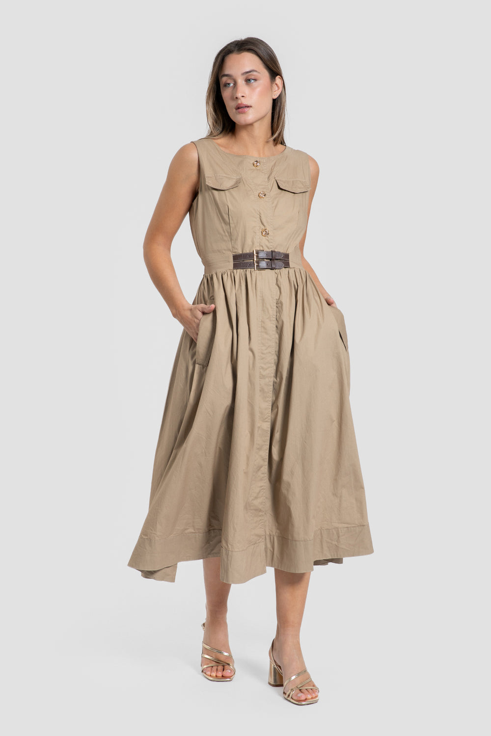 Vestido Midi Camisero SKU 0.33588