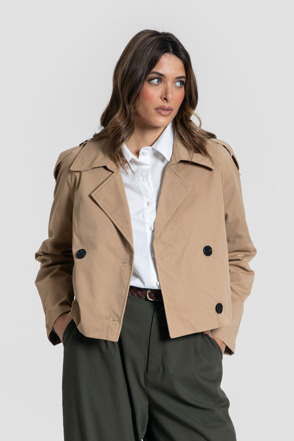 Chaqueta corta Sra Camel SKU 0.33589