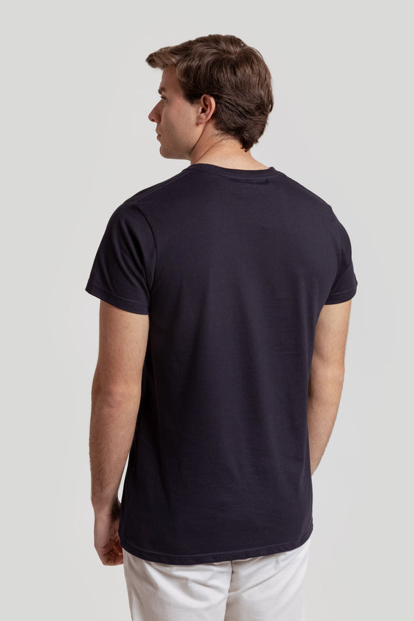 T-shirt VA logo ethnique Marine Réf. 0.33613