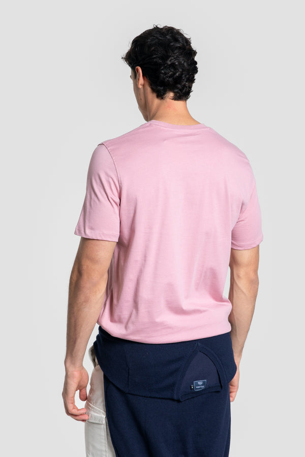 T-shirt VA logo ethnique Rose SKU 0.33613