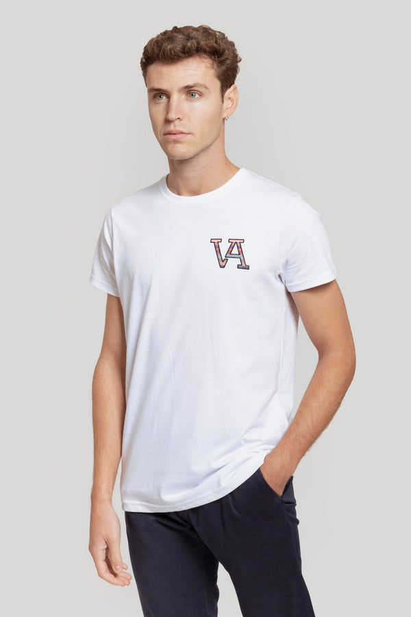 Camiseta VA logo étnico Blanca SKU 0.33613