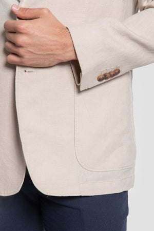 Americana 100% lino Hueso SKU 0.33692