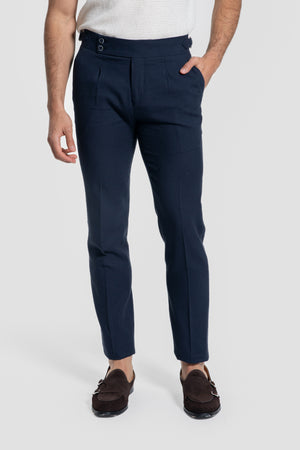 Pantalón con Ajuste Lateral Marino SKU 0.33695