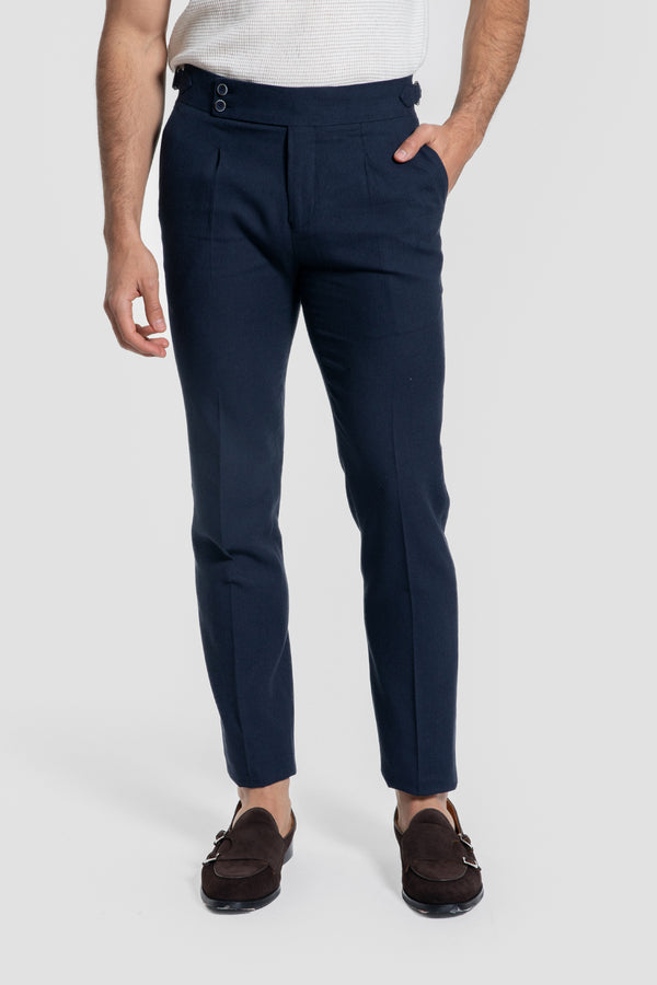Pantalón con Ajuste Lateral Marino SKU 0.33695