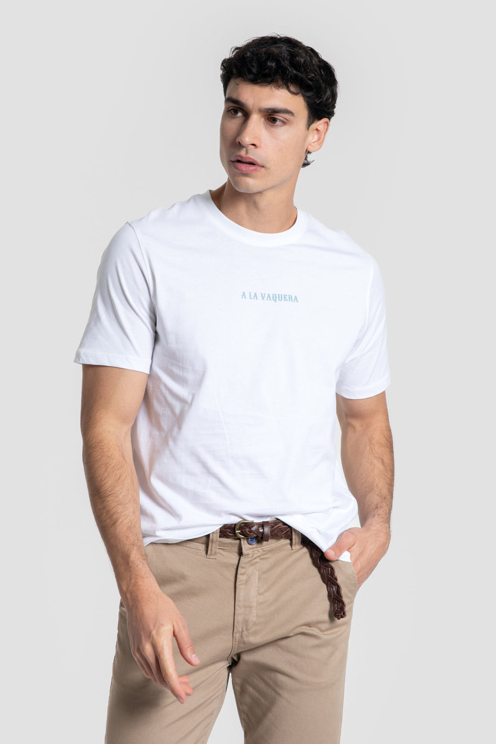 T-shirt Los Caños Blanc SKU 0.33703