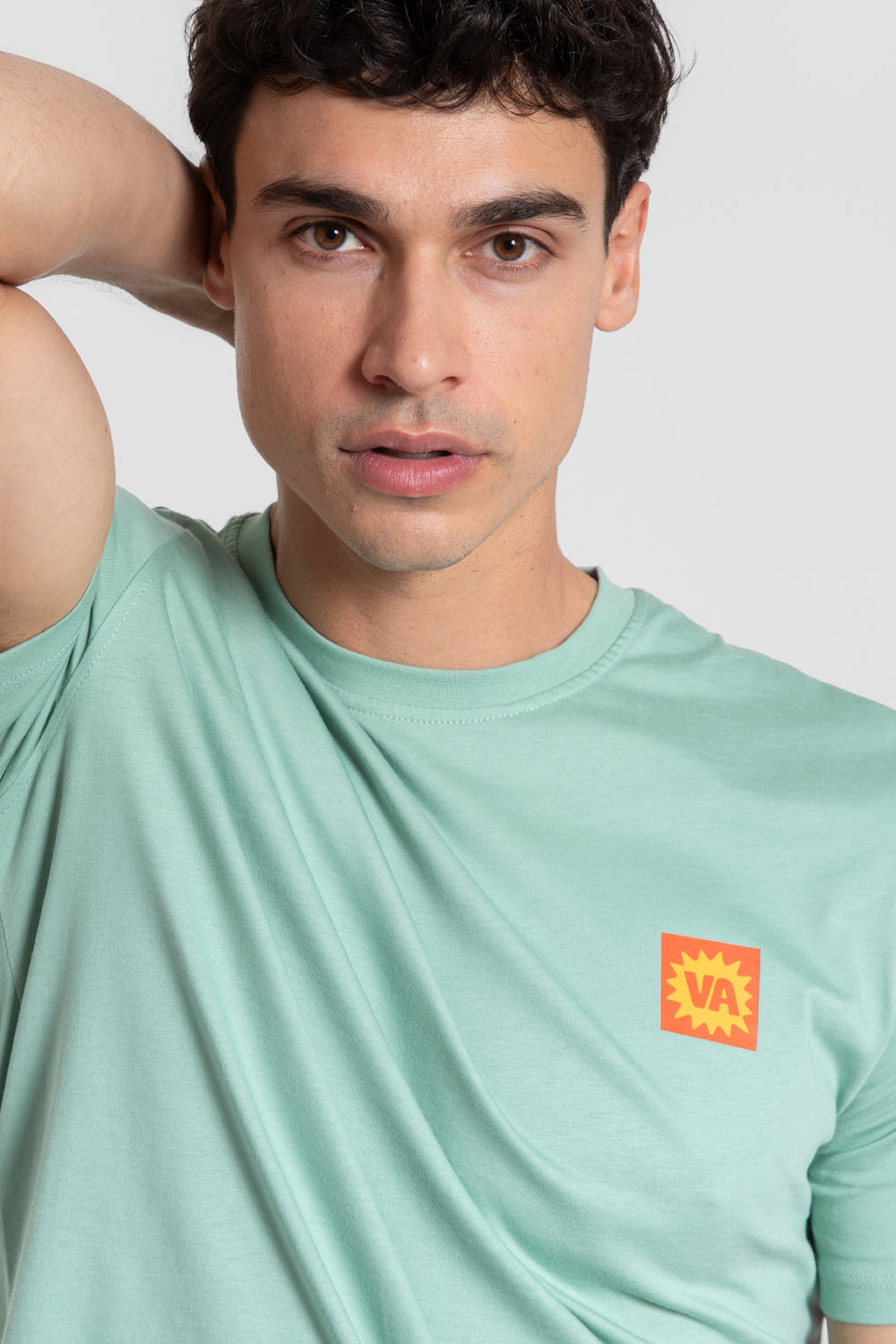 T-shirt Surf & Lifestyle Vert d'eau SKU 0.33704