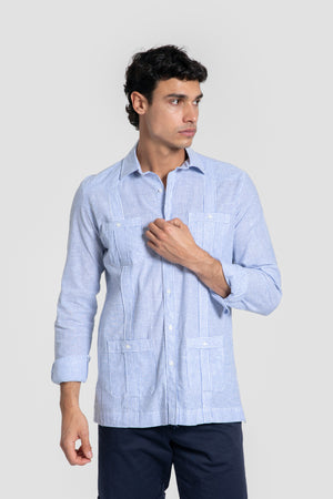 Guayabera Celeste SKU 0.33797