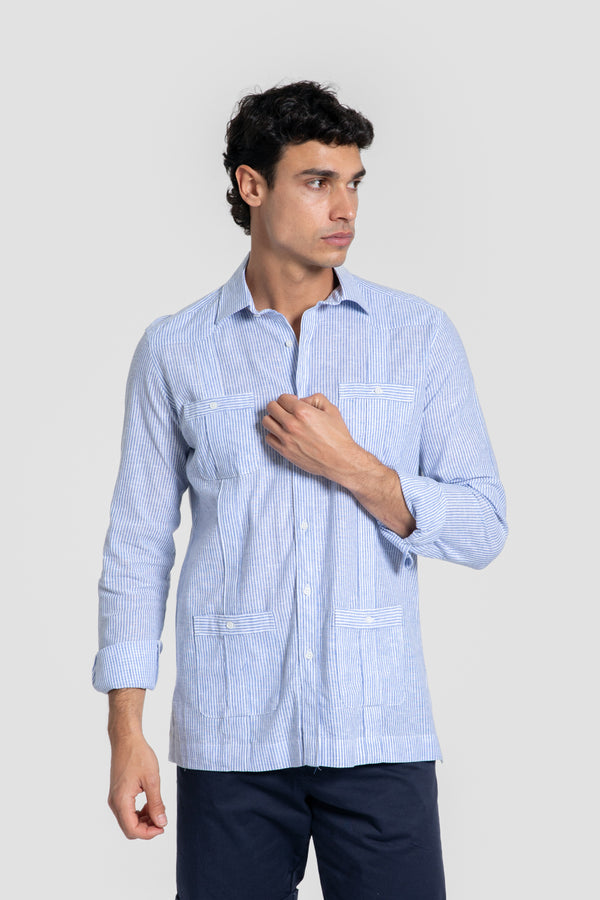 Guayabera Celeste SKU 0.33797
