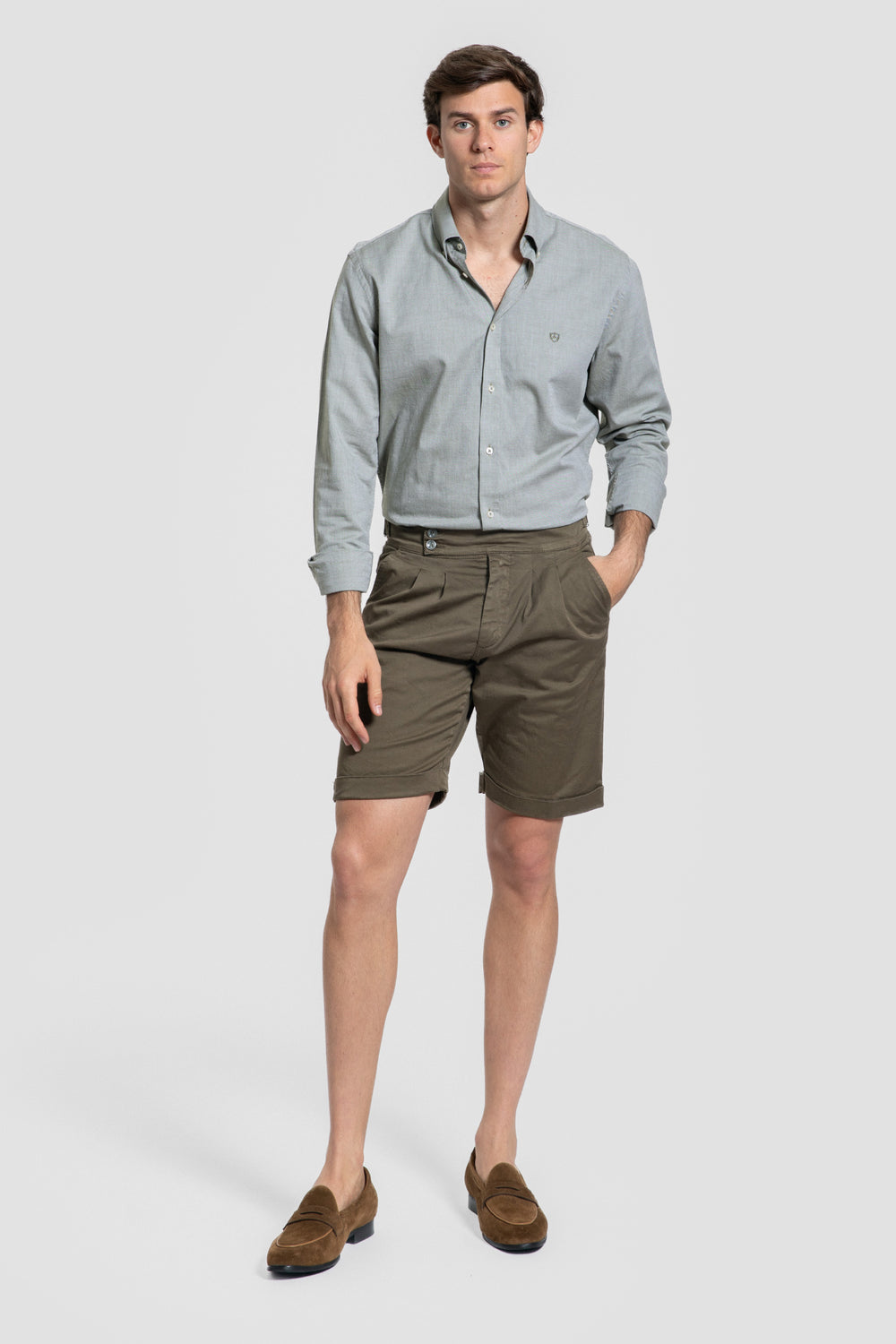 Chemise Décontractée Kaki SKU 0.34049
