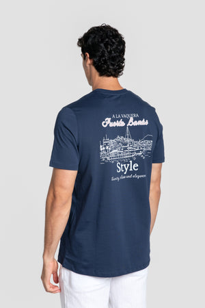 Camiseta Puerto Banus Marino SKU 0.34323