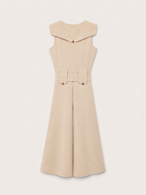 Vestido Midi Safari Camel SKU 0.34328
